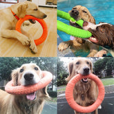Dogs Flying Discs Bite Ring Toy